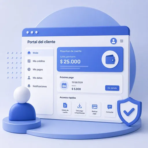 Portal web para el cliente